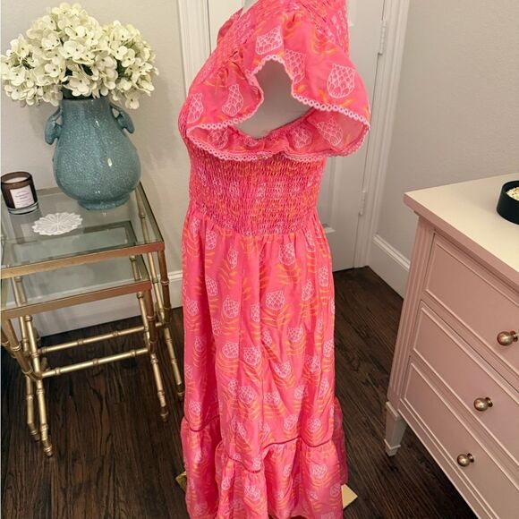 J.Marie Mia Rose Smocked Ruched Tiered Dress
ii5 - Picture 4 of 6